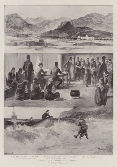 受困亚美尼亚人的救济 作者 William Heysham Overend
