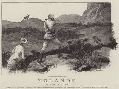 Yolande，William Black 作者 William Heysham Overend