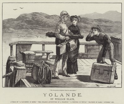 Yolande，William Black 作者 William Heysham Overend