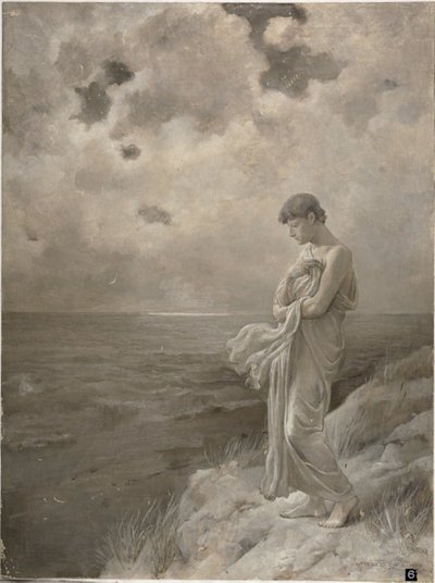 十四行诗：“当我担心自己可能会消失的时候”，1887年 作者 威廉·希克洛