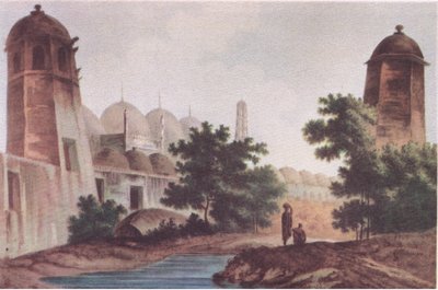 由Mir Jaffier在Murshidabad建造的Kutra清真寺（1786年印度选择景观），1947年Collins出版的英国冒险 作者 威廉·霍奇