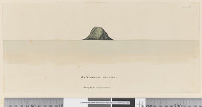 Page 25a/b Osnabrug Island bearing S by W 5 leagues distant 作者 威廉·霍奇斯