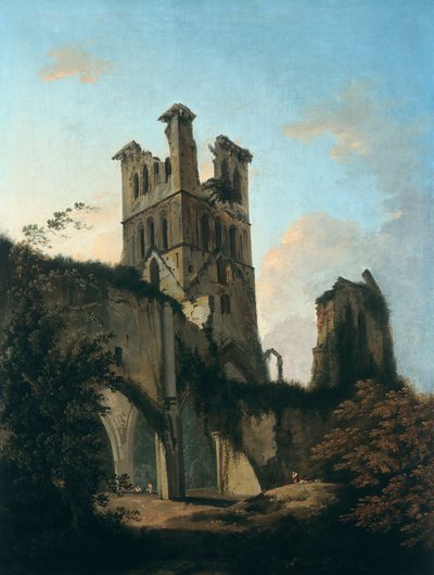 兰托尼修道院的废墟》，1764-1797年 作者 威廉·霍奇斯