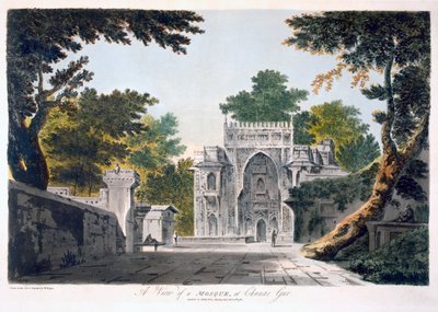 1786年Chunar Gur清真寺的视图（aquatint） 作者 威廉·霍奇斯