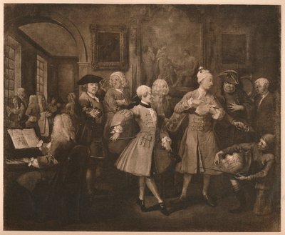 掠夺进展-2：Levée，1733年。 作者 威廉·霍加斯