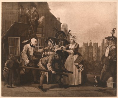 掠夺进展-4：被捕，1733年。 作者 威廉·霍加斯