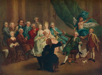 大卫·加里克（David Garrick），十八世纪的绿色房间 作者 威廉·霍加斯
