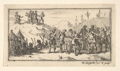 约翰·海弗（John Beaver）的《大屠杀》，1725年后，于1725年被罗马军事惩罚。 作者 威廉·霍加斯