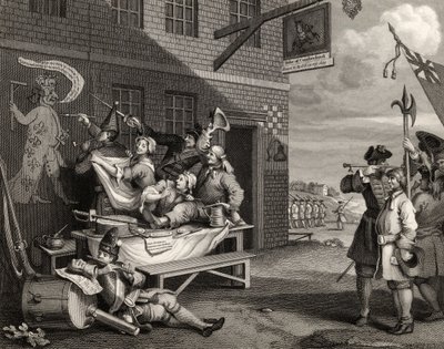 英国，由Thomas Phillibrown雕刻，来自&39;William Hogarth的作品&39;，于1833年出版 作者 威廉·霍加斯