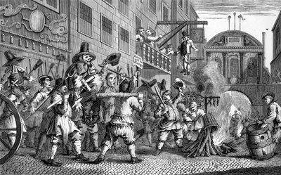 威廉-霍加斯的《赫德布拉斯》（Hudibras）。 作者 威廉·霍加斯