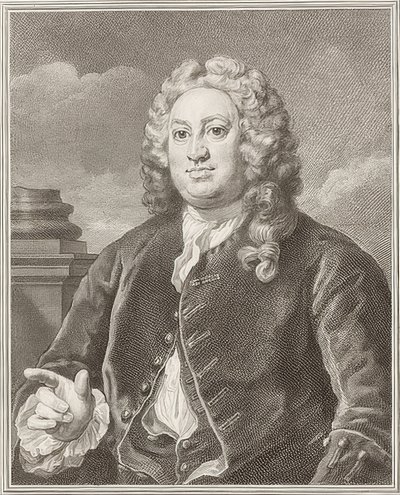 马丁·福克斯（Martin Folkes）。 1742 作者 威廉·霍加斯