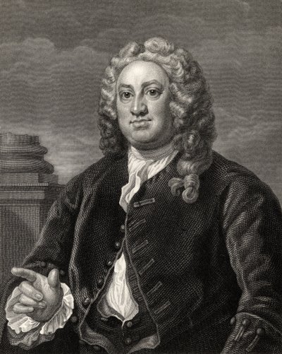 马丁福克斯，由R.哈特雕刻，来自&39;The Works of Hogarth&39;，于1833年出版 作者 威廉·霍加斯