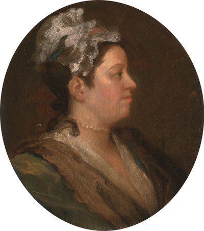 Mary Hogarth（1699-1741），c.1740（谈话前）（见174877） 作者 威廉·霍加斯