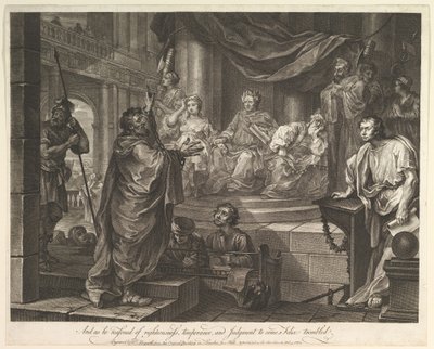 保罗·费利克斯之前，1752年2月5日。 作者 William Hogarth