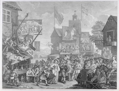 Southwark Fair，1733 作者 威廉·霍加斯