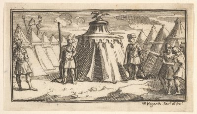 1725年后，《罗马军事惩罚》，第17页，《夺走军事腰带或腰带约翰·海狸》。 作者 威廉·霍加斯