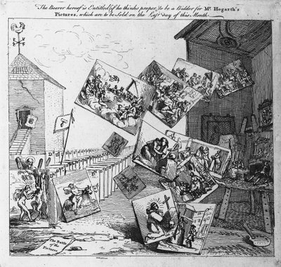 1745年的图片之战 作者 威廉·霍加斯
