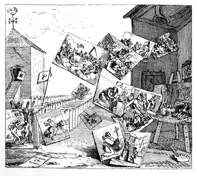 图片战役，1745年。 作者 威廉·霍加斯