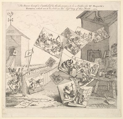 图片战役，1745年。 作者 威廉·霍加斯