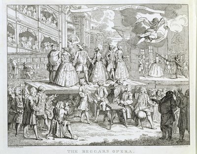 乞丐的歌剧，由托马斯库克（1744-1818）镌刻 作者 William Hogarth