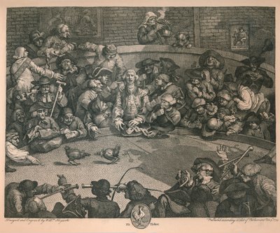 驾驶舱，1759年。 作者 威廉·霍加斯