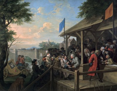 选举III投票，1754-55 作者 威廉·霍加斯