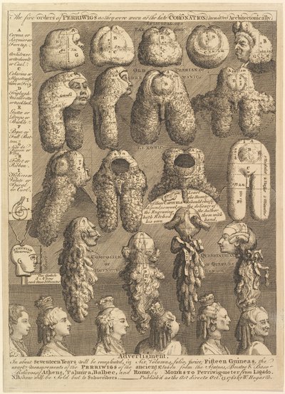 围网五阶，1761年。 作者 威廉·霍加斯