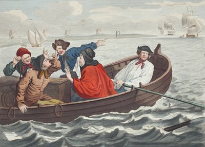 空闲的&39;Prentice转向并送往大海，“工业与闲暇”的第五版，来自&39;Hogarth Restored：着名的William Hogarth的全部作品，由Thomas Cook重新雕刻&39;， 作者 威廉·霍加斯