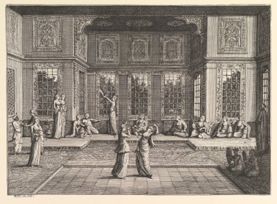 Seraglio Aubry de La Mottrayes游遍欧洲，亚洲并进入1723-24年部分地区。 作者 威廉·霍加斯