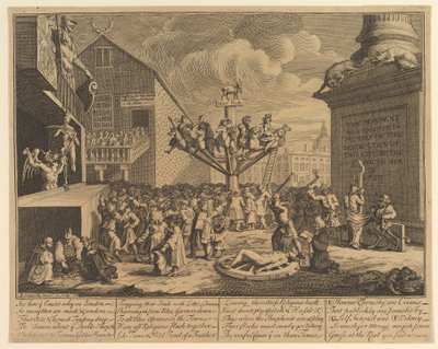 《南海计划》，1722年。 作者 威廉·霍加斯