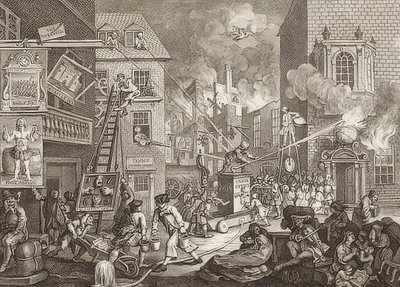 《泰晤士报》，第1版- Die Zeiten，Blatt1。1762 作者 威廉·霍加斯