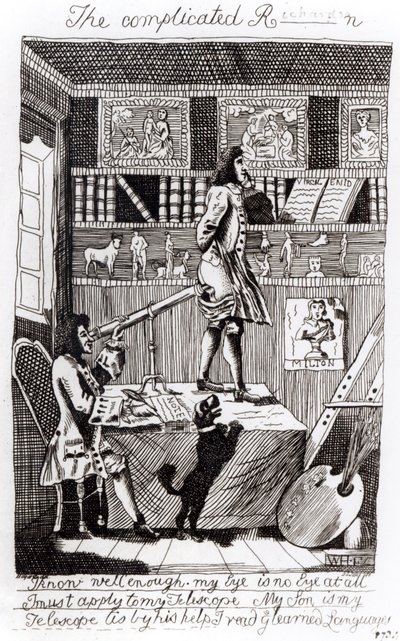复杂的理查森，1724年 作者 威廉·霍加斯