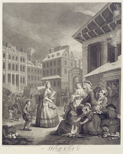 Times of the Day: Morning (engraving) 作者 威廉·霍加斯