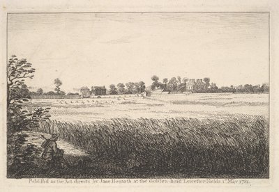 1781年5月1日，兰比斯故居景观。 作者 威廉·霍加斯