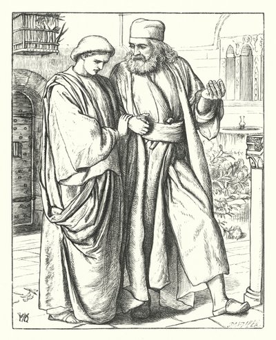 The Lent Jewels (engraving) 作者 威廉·霍尔曼（后）亨特