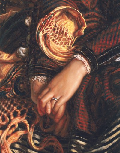 Il Dolce far Niente的细节，1866年 作者 威廉·霍尔曼·亨特