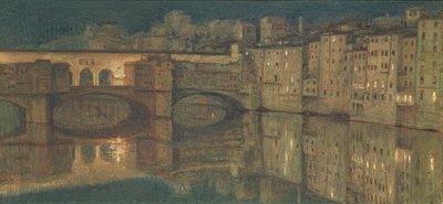 Ponte Vecchio，佛罗伦萨 作者 威廉·霍尔曼·亨特
