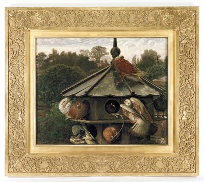 圣斯维辛节或鸽舍，1866-75 作者 威廉·霍尔曼·亨特