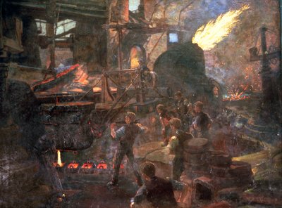 “英格兰的财富：制造钢铁的贝塞麦过程”，1895年 作者 威廉·霍尔特·耶茨·蒂科姆