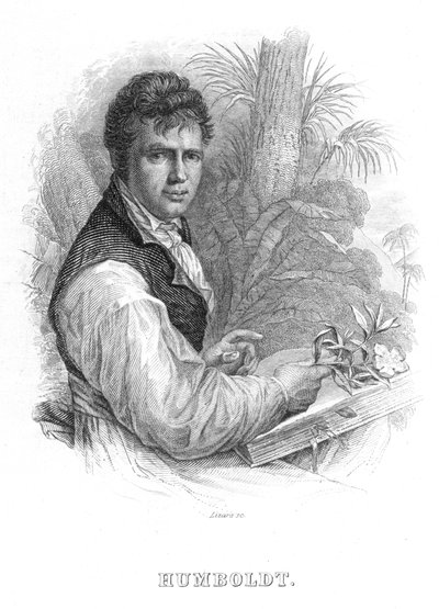 亚历山大·冯·洪堡（Alexander von Humboldt），德国博物学家，大约1830年 作者 威廉家蜥蜴队