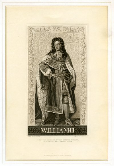 威廉三世（William III），英格兰，苏格兰和爱尔兰国王，十九世纪。 作者 威廉家蜥蜴队