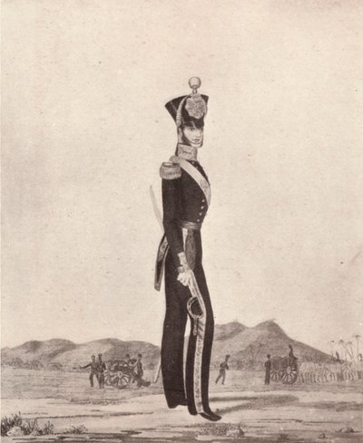 马德拉斯陆军脚炮兵的军官，1841年1909年 作者 威廉·汉斯利