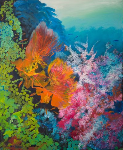 水下（木板油画） 作者 威廉·爱尔兰