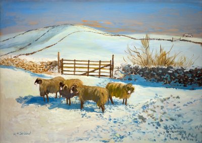 约克郡山谷的雪（船上有油） 作者 威廉·爱尔兰