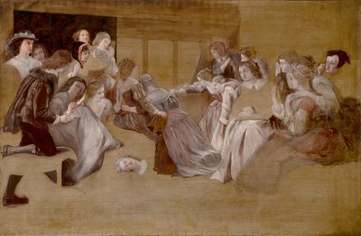 殉难前夜》（布面油画） 作者 