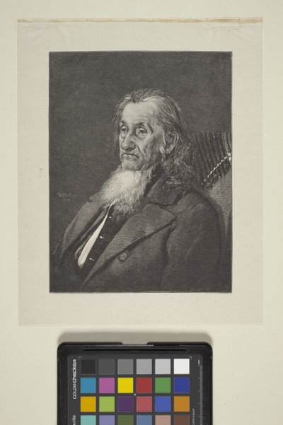 Portrait Of Allan Wardner (ink, pen, pencil) 作者 威廉·詹姆斯·林顿