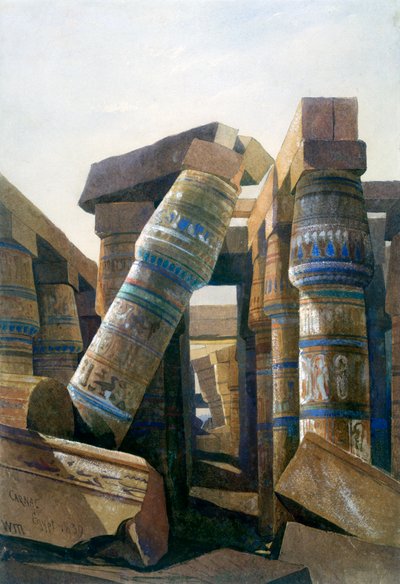 卡纳克纪念堂，1839年 作者 威廉·詹姆斯·穆勒