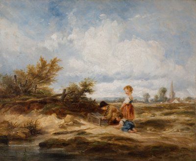 Hampstead Heath - The Bird Trap, 1845。 作者 威廉·詹姆斯·穆勒