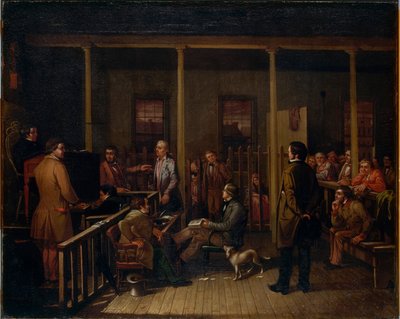 密苏里州的法庭，1852年。 作者 威廉·乔赛亚·布里奇