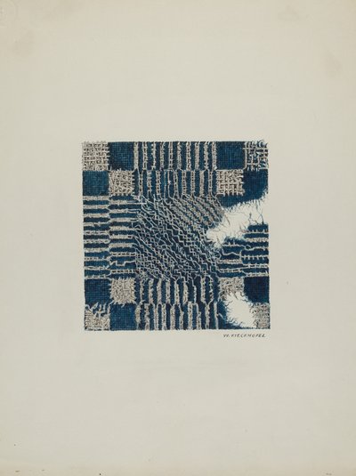 封面部分，约1940年。 作者 威廉·基克霍费尔